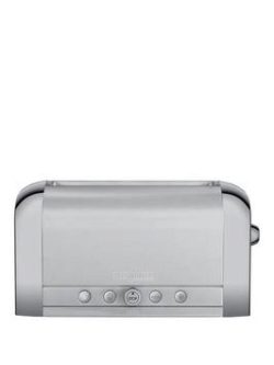 Magimix Brushed Stainless Steel 4-Slice, Long Slot Toaster